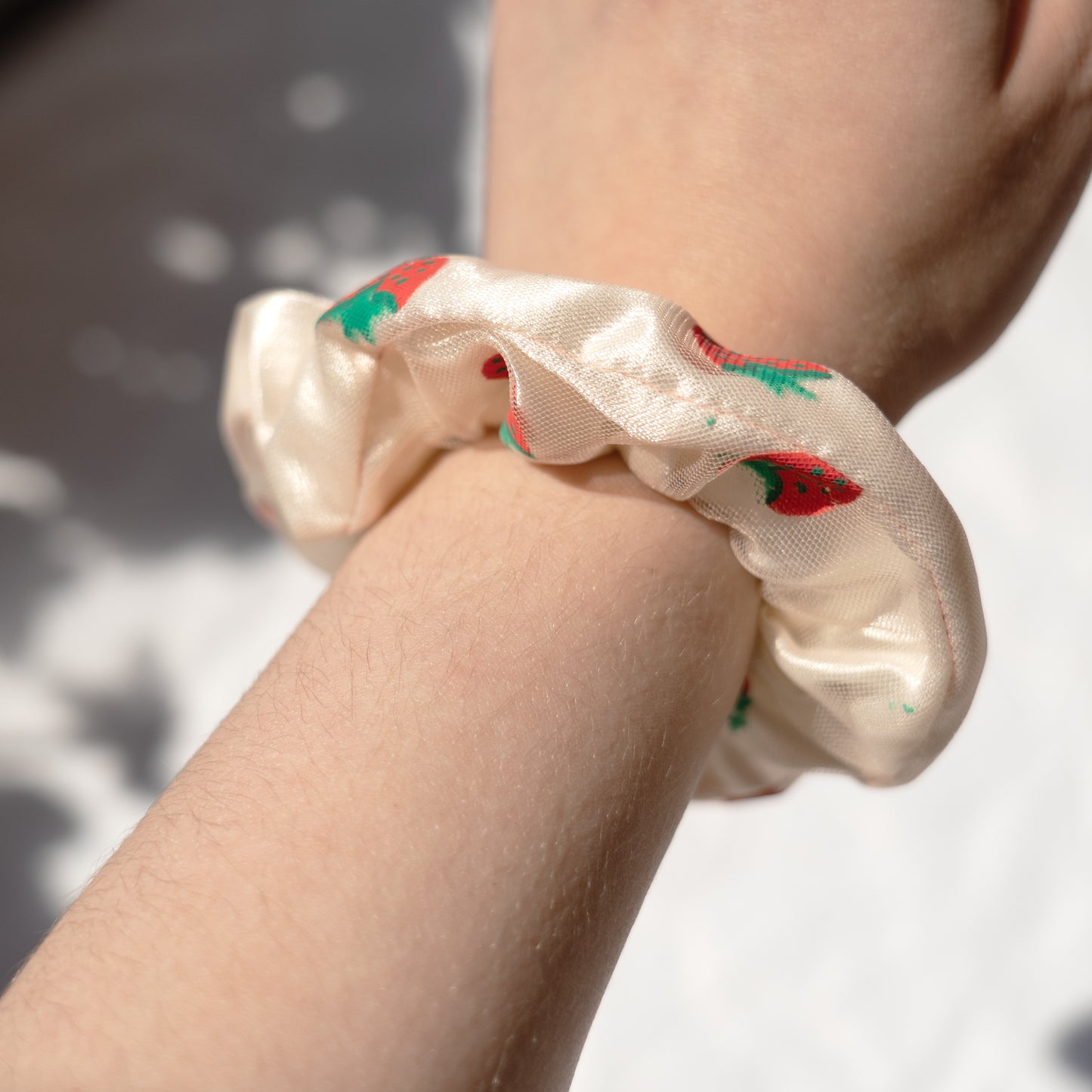 Strawberry Scrunchies