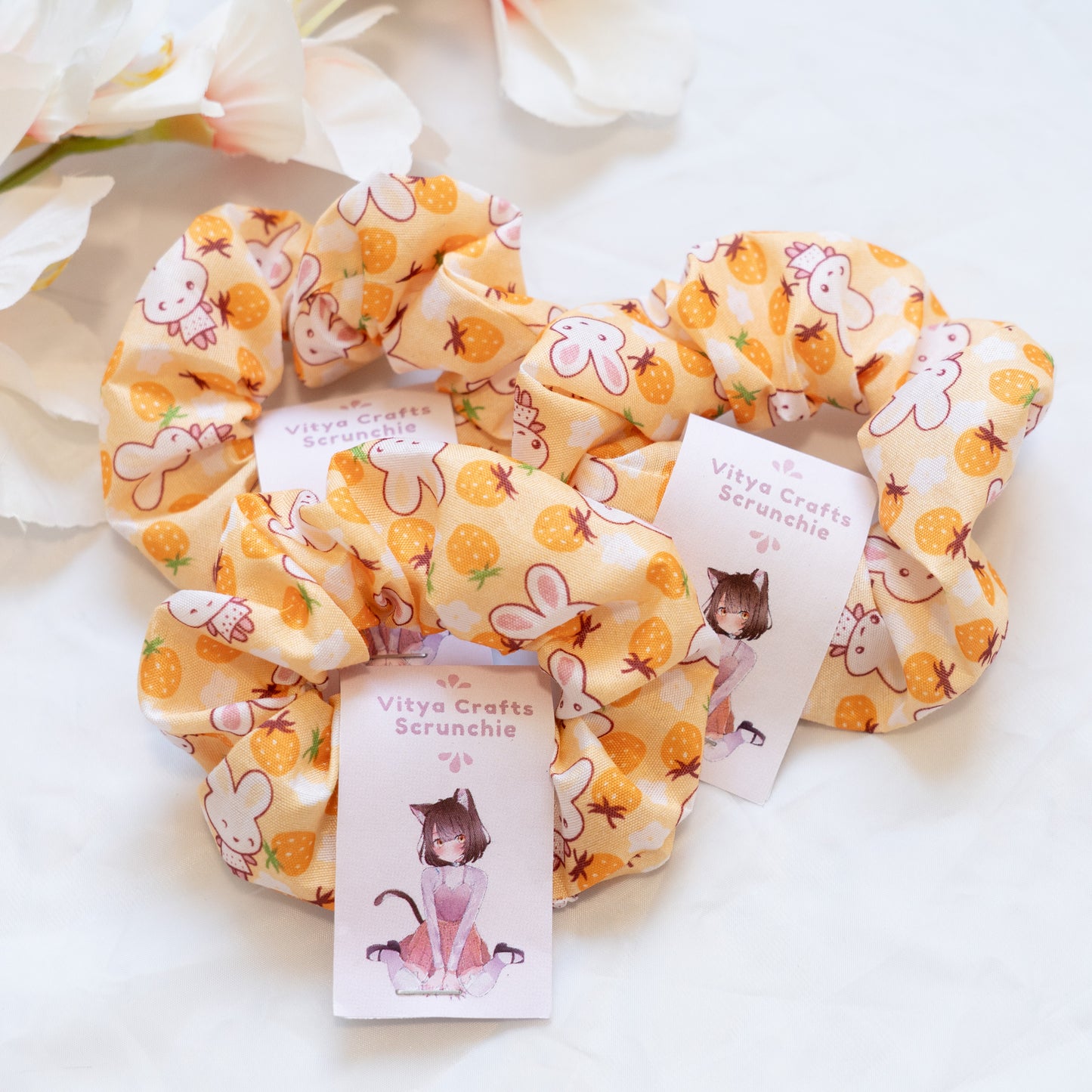 Bunny world | Scrunchie Yellow