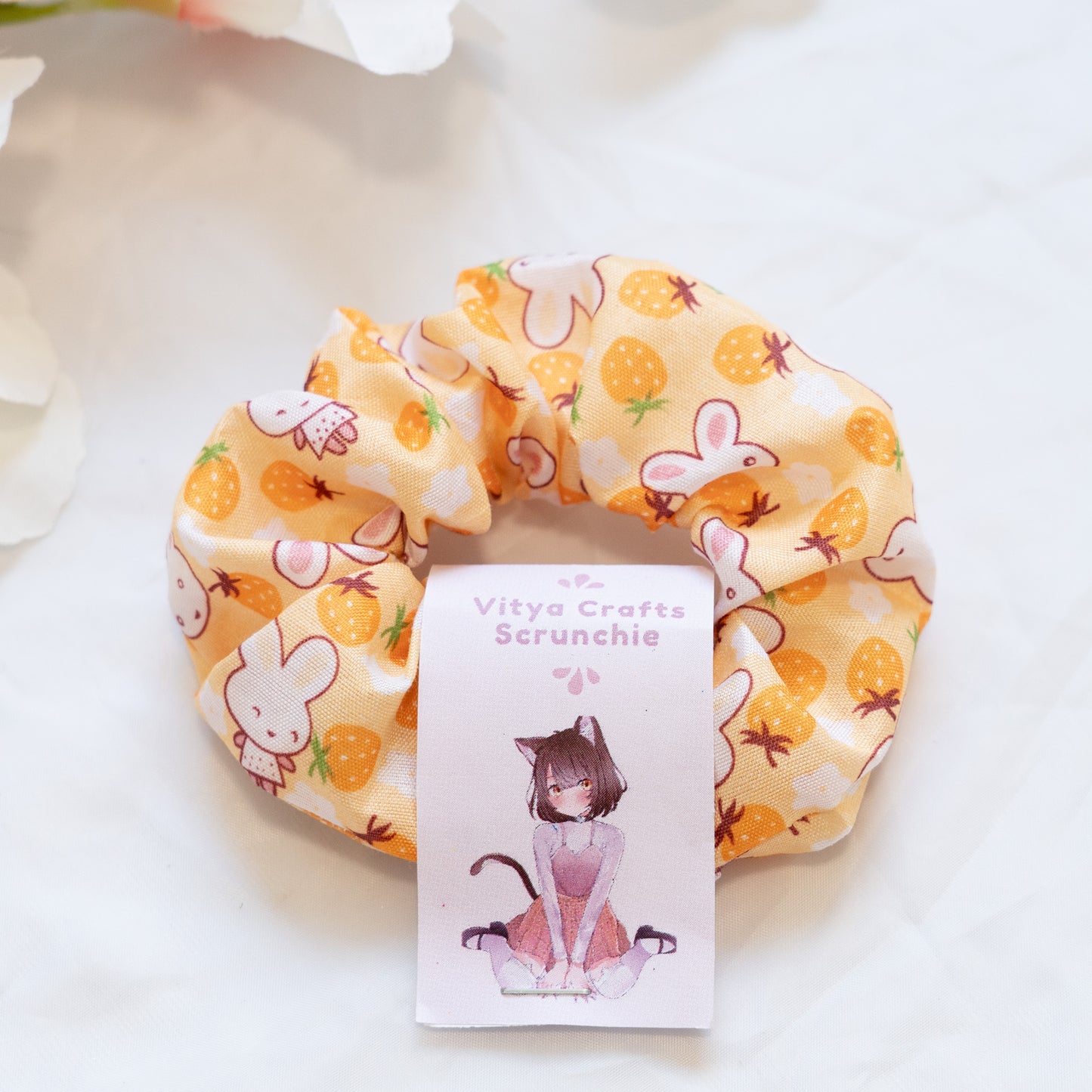 Bunny world | Scrunchie Yellow