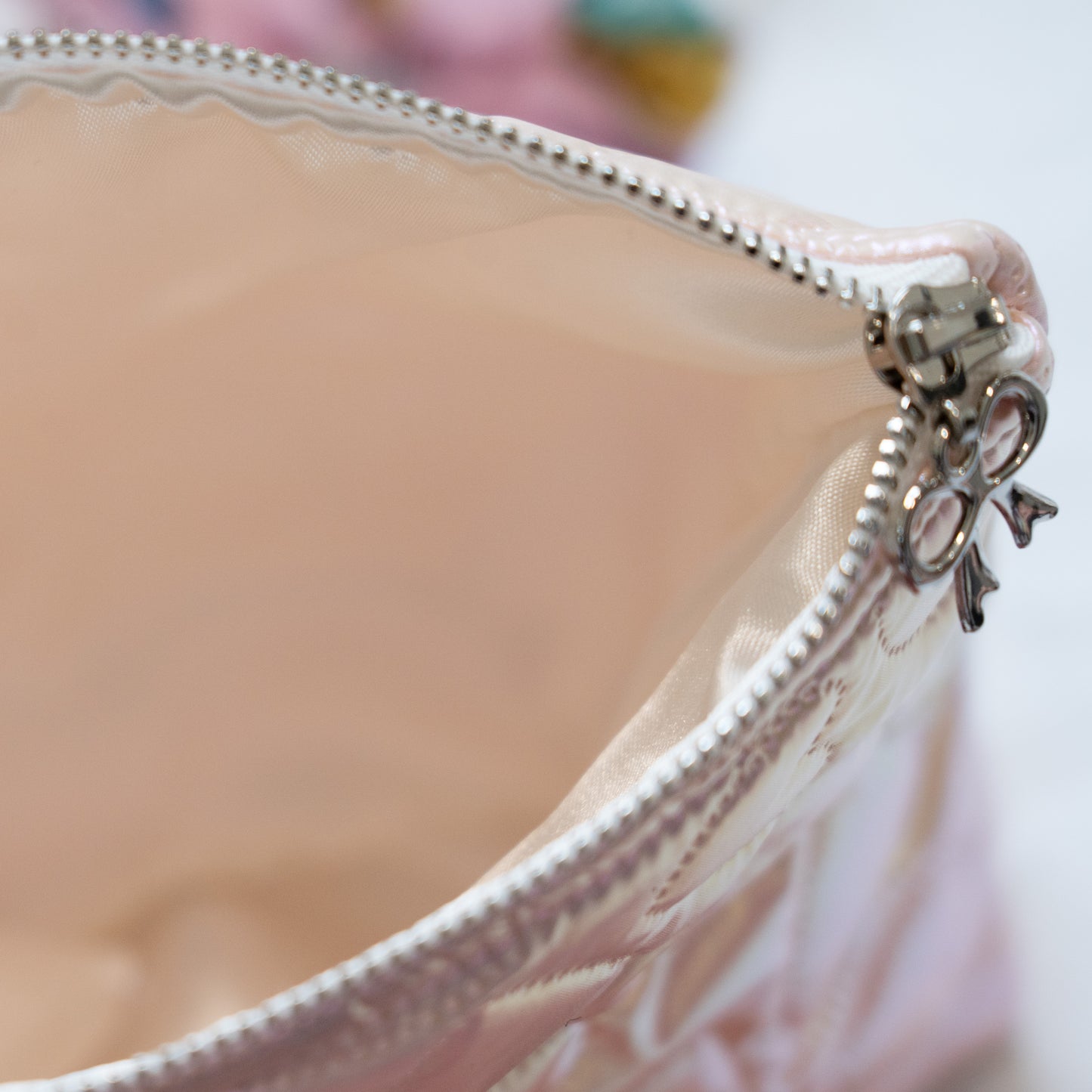 Pinky Heart Makeup Bag