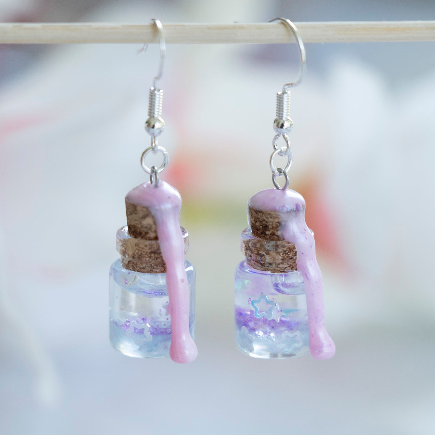 Galaxy jar earrings
