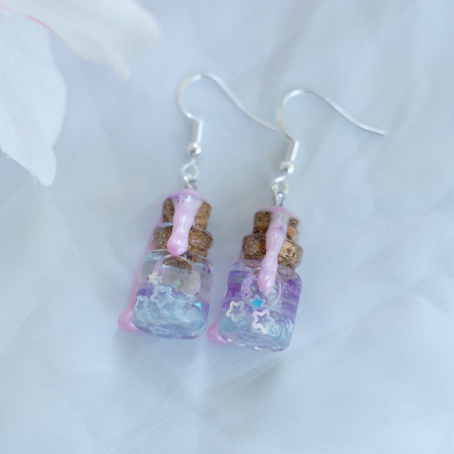 Galaxy jar earrings