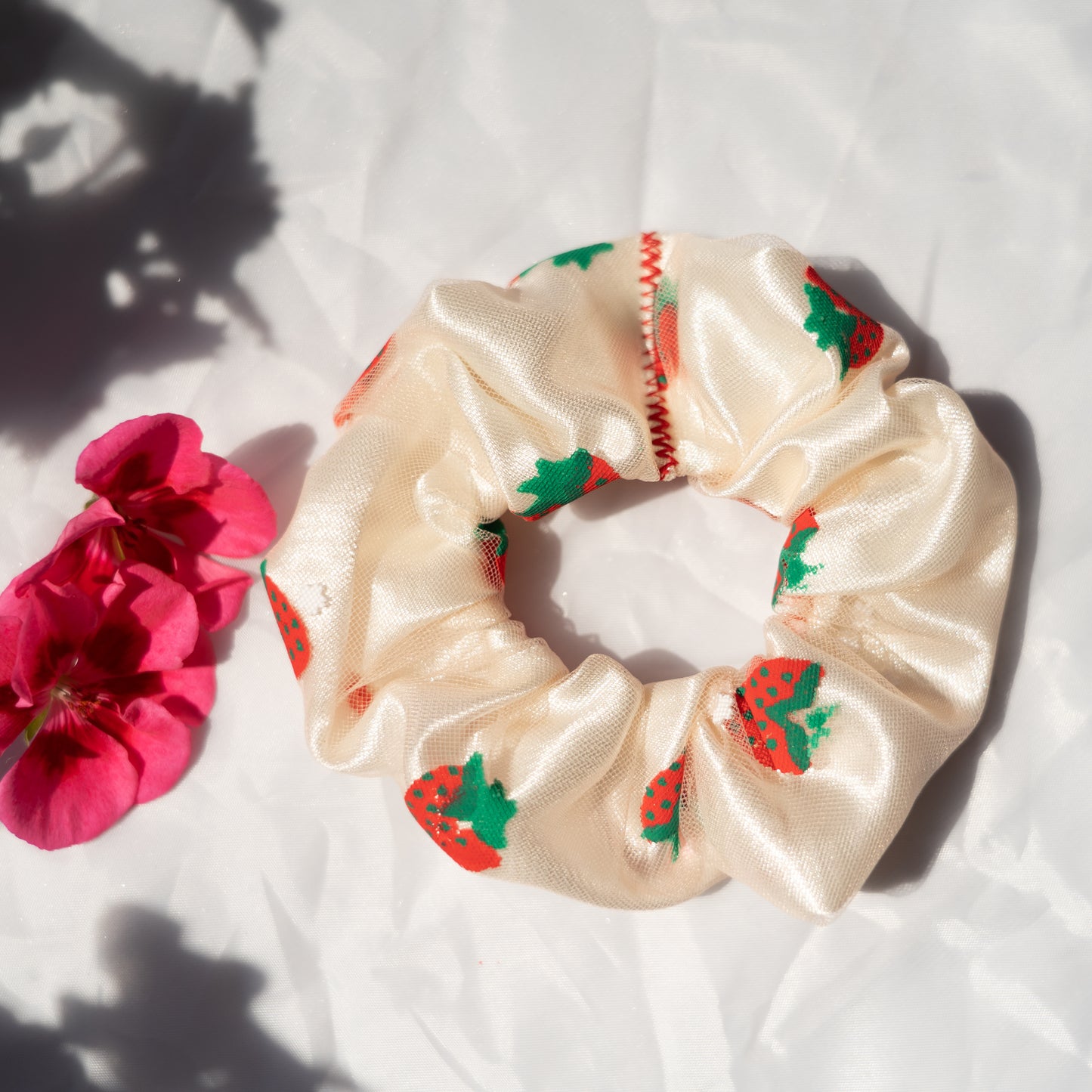 Strawberry Scrunchies