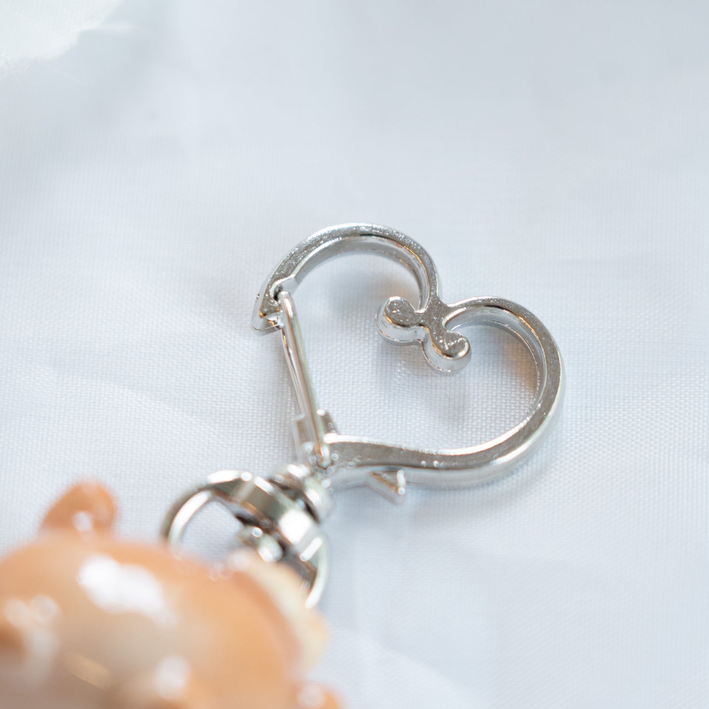 Baked Croissant Bun Clay Keycharm