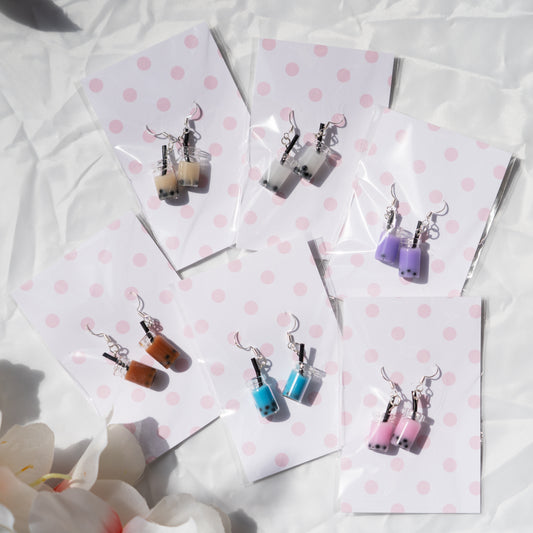 Bubble Tea earrings